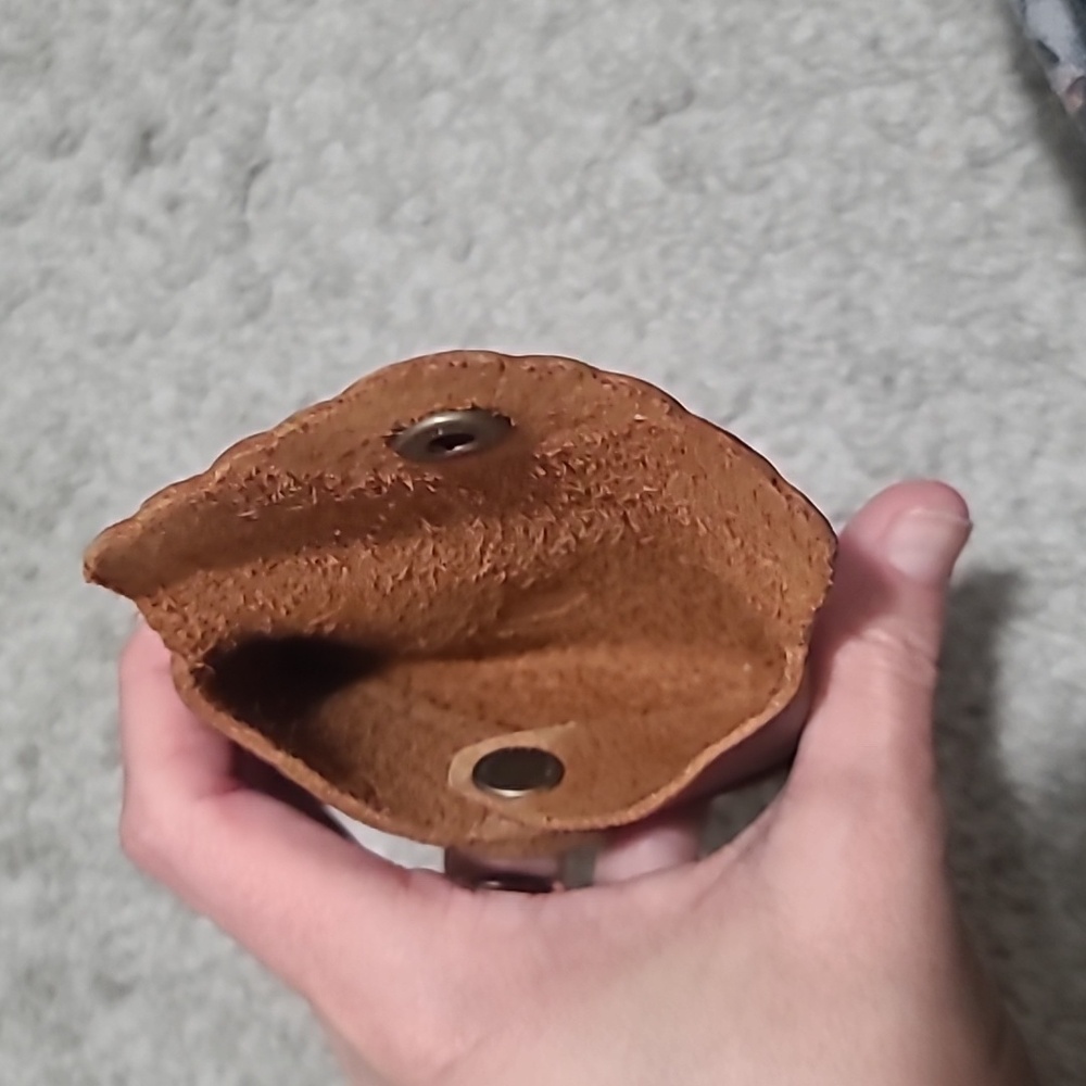 New Portland Leather Goods PLG Daisy Mini Wallet Nutmeg - Picture 4 of 5